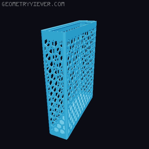 Gridfinity Hex Bins all sizes 3D model thumbnail