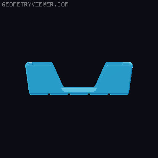 Gridfinity wall cutout collection 3D model thumbnail