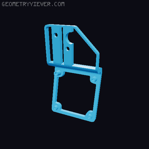 Ender 3 V3 SE Lighter Fan Shrouds 3D model thumbnail