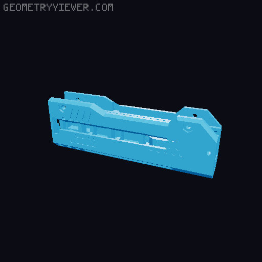 Extended wire channel for Gryphon by Flygonial 3D model thumbnail