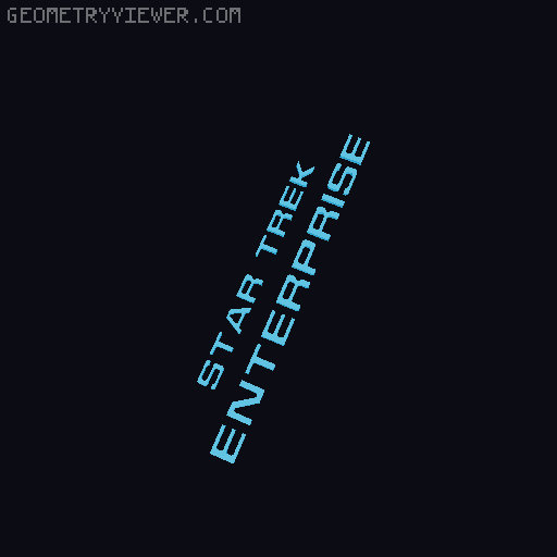 Star Trek USS Enterprise NCC - 1701 3D model thumbnail