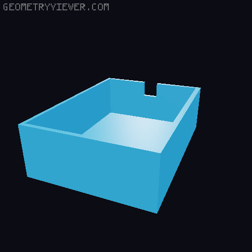 Rain Sensor Enclosure 3D model thumbnail