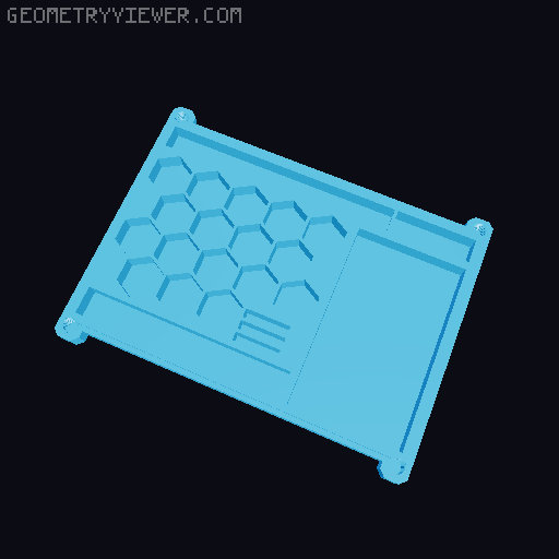 DnD Dice Box / Tracker 3D model thumbnail