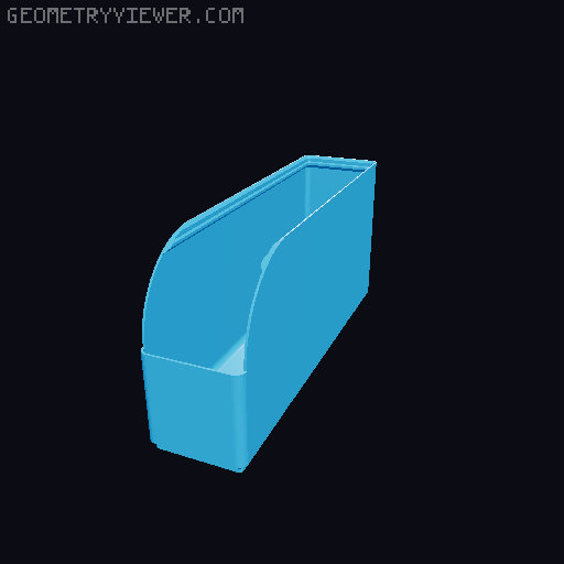 Gridfinity rouded bins collection all sizes 3D model thumbnail