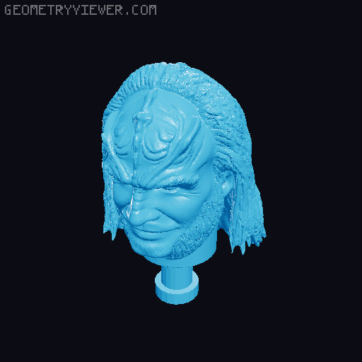Malor figure head- Star Trek Lower Decks 3D model thumbnail