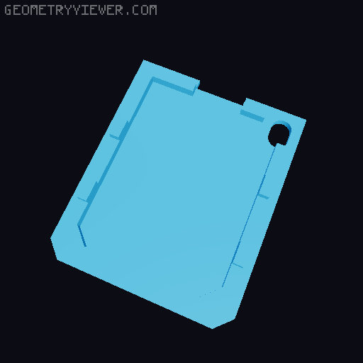 ESP32 D1 Mini Case 3D model thumbnail