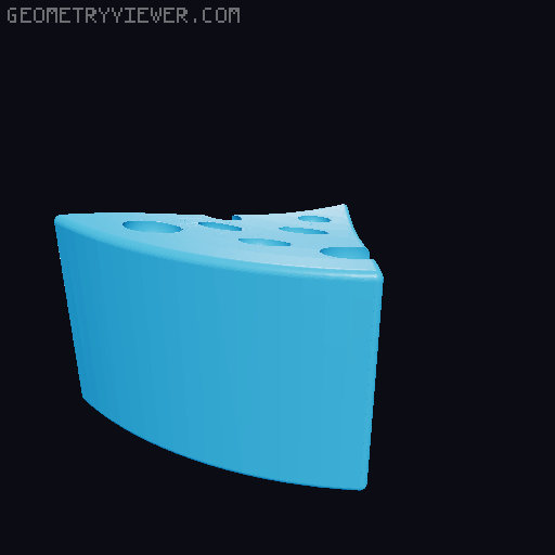 Fridge with doors that open and fridge props 3D model thumbnail