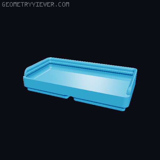 Gridfinity rouded bins collection all sizes 3D model thumbnail