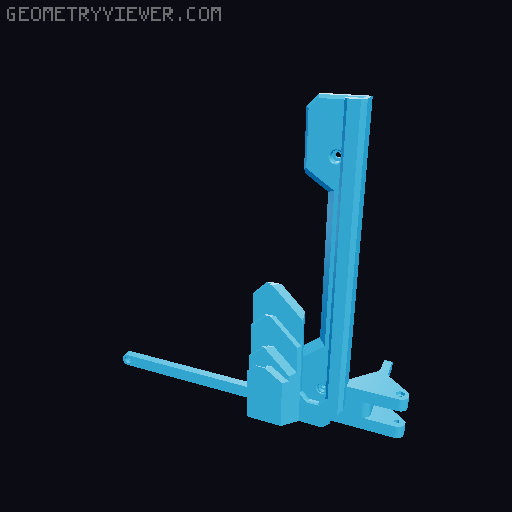 Elegoo Centauri Carbon Lid and plate holder (3 and 5 plate variants). with options of with hinge, without hinge and with mounting point for wifi antenna extension. 3D model thumbnail