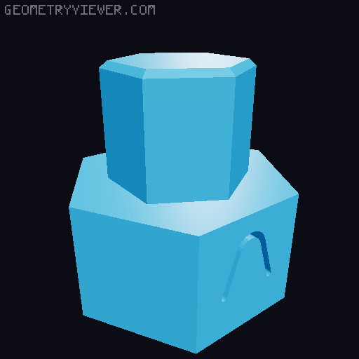HEX 13 Adapter for Elegant Screwiverse Insert 3D model thumbnail