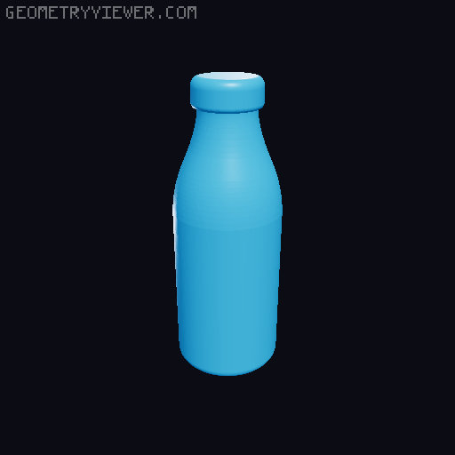 Fridge with doors that open and fridge props 3D model thumbnail