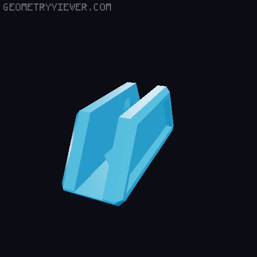 Rigid Blade Holder 3D model thumbnail