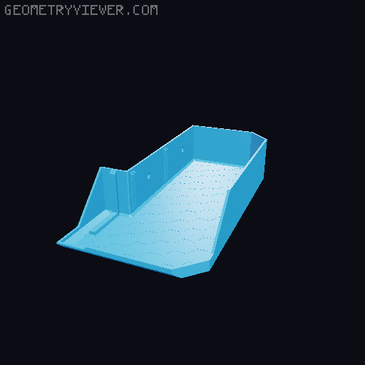 Mk3s+ Side Tray 3D model thumbnail