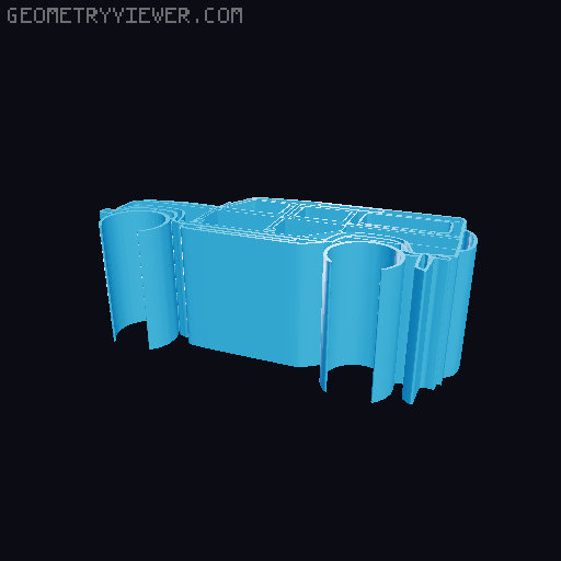 Car silhouettes! different models 3D model thumbnail