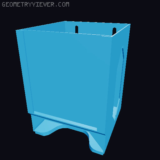 Tea Bag Dispenser - Faster Stackable & Larger 3D model thumbnail