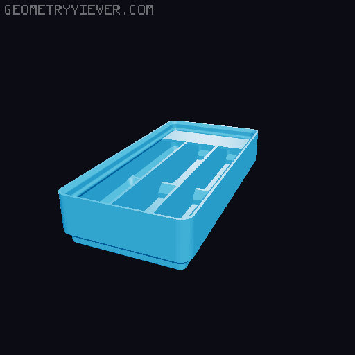 Gridfinity Ultra Light Bins - Divider Label Edition 3D model thumbnail