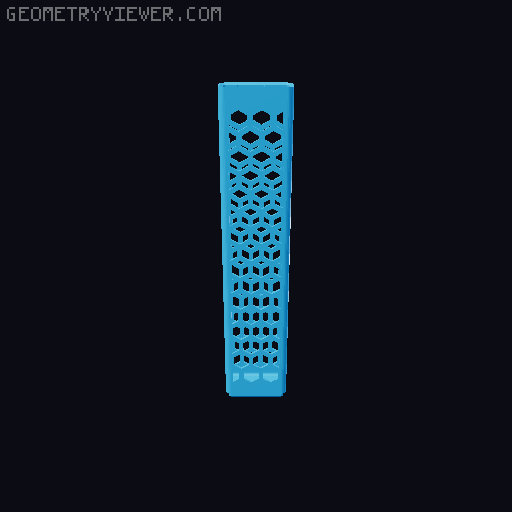 Gridfinity Hex Bins all sizes 3D model thumbnail