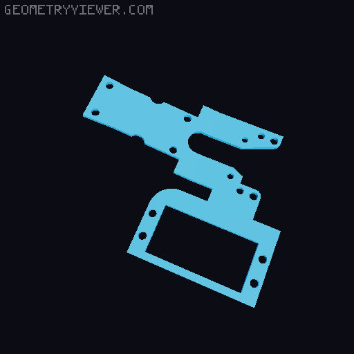 Traxxas 1/16 E-revo/Summit Complete Chassis Conversion V1 3D model thumbnail