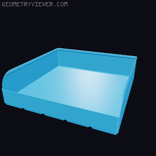 Gridfinity rouded bins collection all sizes 3D model thumbnail