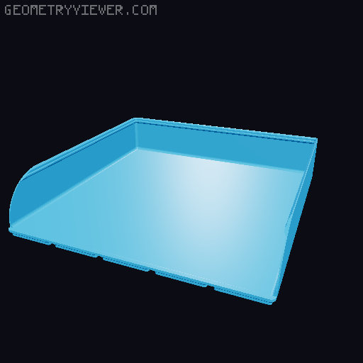 Gridfinity rouded bins collection all sizes 3D model thumbnail
