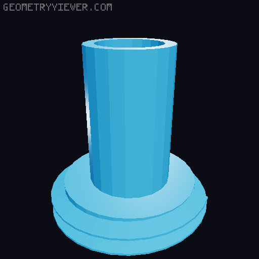 GOEWS Threaded insert shelf 3D model thumbnail