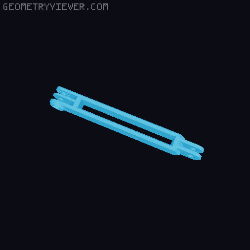 Anti-droop detented arms for Modular Mounting System 3D model thumbnail