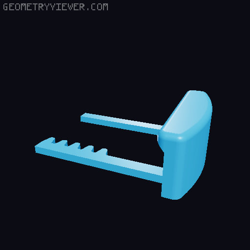 phone surface mount for car 3D model thumbnail