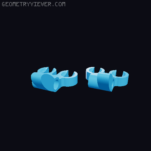 OHC V60 Ultramax Engine 3D model thumbnail