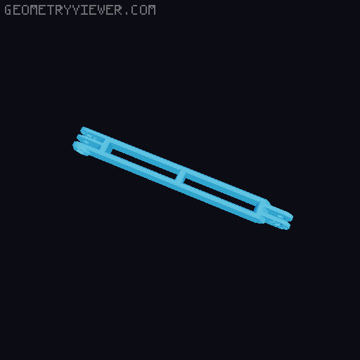 Anti-droop detented arms for Modular Mounting System 3D model thumbnail
