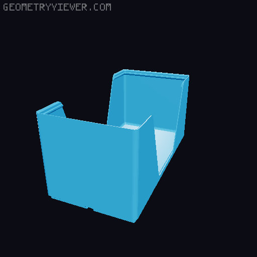 Gridfinity wall cutout collection 3D model thumbnail