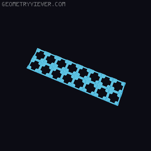 Thin Gridfinity Magnet Base - up to 12x12 3D model thumbnail
