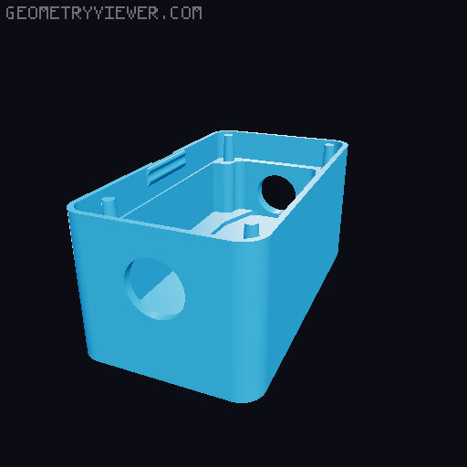 Case for Max4466 with jack 3.5 3D model thumbnail