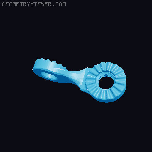 Multifunctional Arm - Twisted Arms (90°, 180°, 270°) 3D model thumbnail