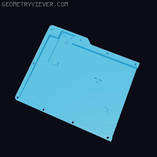 ISO 75% Tastatur / SiCK-84 Mechanical Keyboard 3D model thumbnail