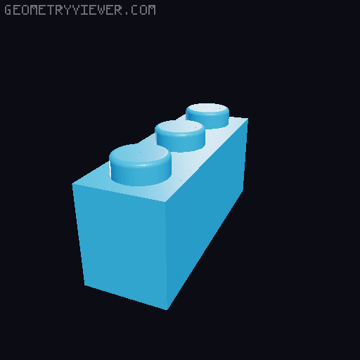 Prusa Tower LEGO like set 3D model thumbnail