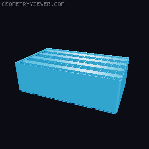 Gridfinity Ultra Light Bins - Divider Label Edition 3D model thumbnail