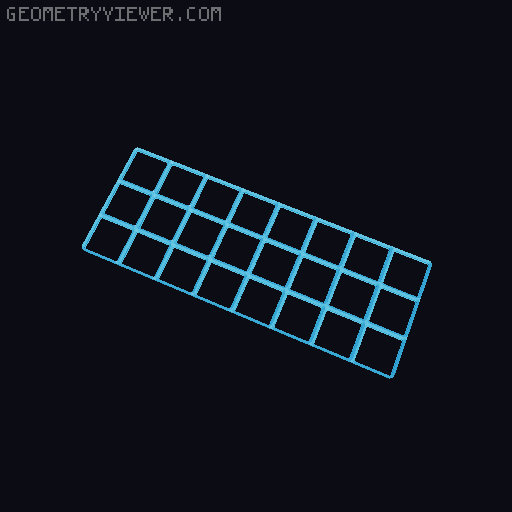 Generated STL Files from Parametric Gridfinity Baseplate 3D model thumbnail