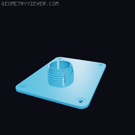 phone surface mount for car 3D model thumbnail