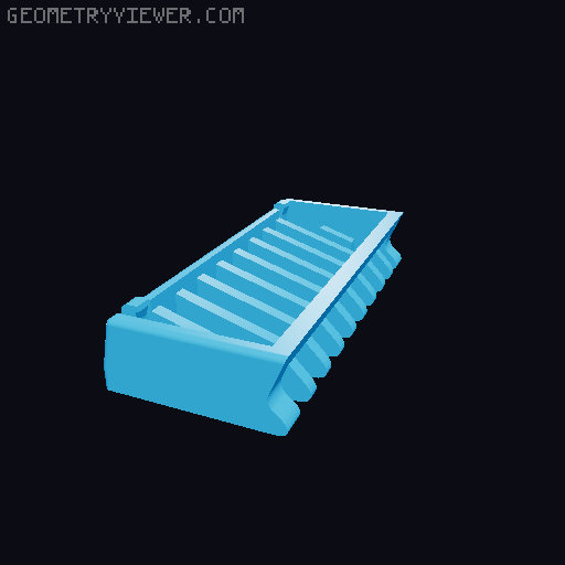 Combs for Philips OneBlade 3D model thumbnail