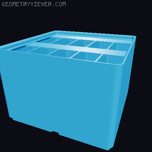 Gridfinity Ultra Light Bins - Divider Label Edition 3D model thumbnail