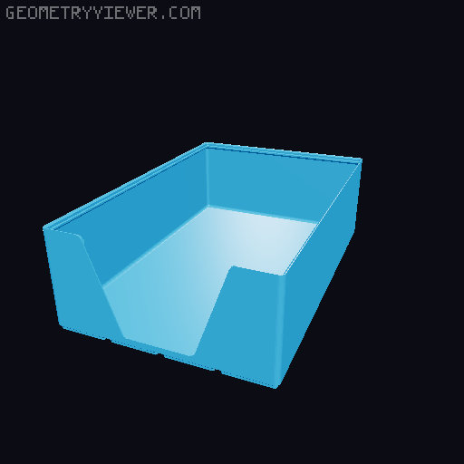 Gridfinity wall cutout collection 3D model thumbnail