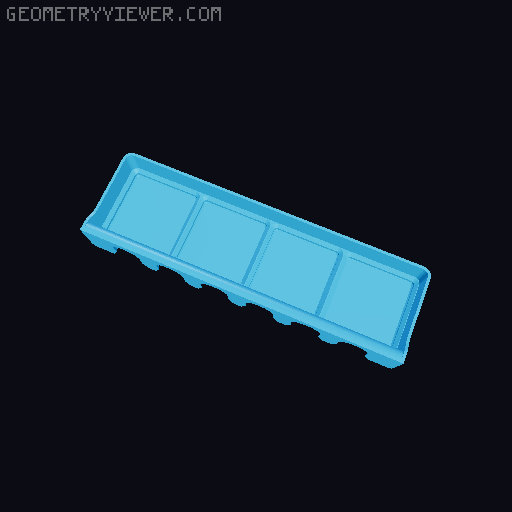 Multiboard Gridfinity Shelves with Wall 3D model thumbnail