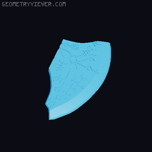 God of War Leviathan Axe (remix) 3D model thumbnail