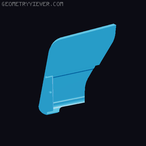 Extended frame plate and custom magazine for Shinkansen Smiley 3D model thumbnail