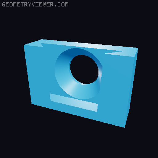 Low Poly Wall Shark 3D model thumbnail