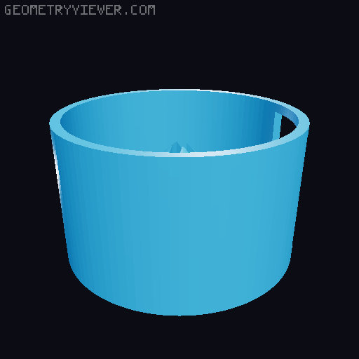 Measuring tape spool 3D model thumbnail