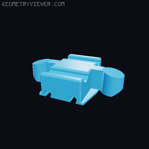 Wooden railway bridge system for Fischertechnik 3D model thumbnail