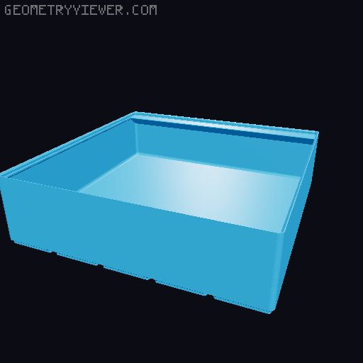 Gridfinity cups height 8 (60mm) collection 3D model thumbnail