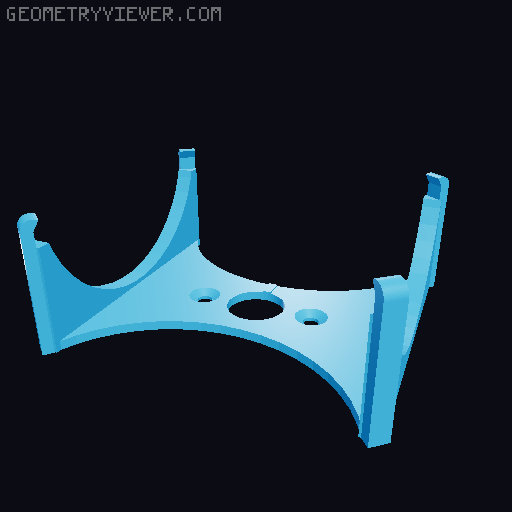 Kit Card Tree platform for NCC-1701-D-Enterprise by Nakozen 3D model thumbnail