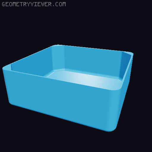 Utility Case Double Decker 3D model thumbnail